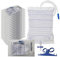 ZARYS® 30 Bolsas de orina Esterilizadas de 2 litros con válvula y desagüe en forma de “T”, antirreflujo (Paquete de 30 bolsas)