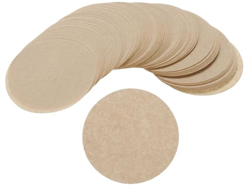 PATIKIL Mocha Pot Paper Filter Disposable Round Brown Paper 2 Inch OD for Espresso Maker, Cafe Office Home Pack of 200
