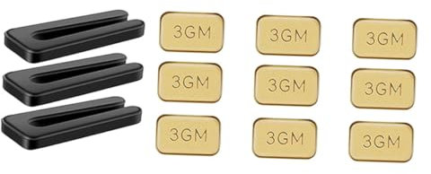 FOYTOKI 3sets Fan Balancing Kit Professional Weights for Ceiling Fan Balance Clamps