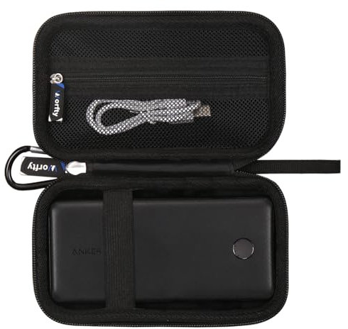 worfty Case for Anker Portable Charger 313 Power Slim Bank(PowerCore 10K), Case Compatible with Compact Travel-Ready 10,000mAh Battery 523 Power Bank (Slim 10K PD) 10000mAh Battery Pack