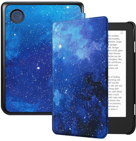 Fintie Slim Hülle für Tolino Shine Color/Shine 5/4,Kobo Clara Colour/BW/2E | Ultradünne Hülle mit Auto Schlafen/Wachen und Magnetverschluss, Sternenhimmel
