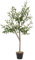 ML-Design Albero di Ulivo Artificiale 120 cm – Pianta Finta Grande con Tronco in Legno Naturale e Frutti – Decorazione Realistica in Vaso per Interni ed Esterni – Perfetto per Soggiorno e Ufficio