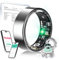 Lozltx 2025 Smart Ring 【Militärgeprüftes Titan-Design & IP68】【JZ5.0-Chip】 Smartring Fitness Ring- 200 Modi für IOS Android Smartringe für-Silber #10