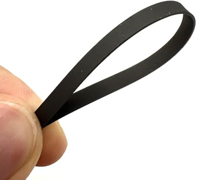 Turntable Replacement Belt - Rubber Record Player Belt, 5mm Width, 165-310mm Length(Fold Length 310mm)