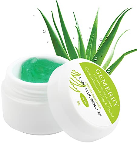 GEMERRY Remover Extension Ciglia Crema Ciglia Rimuovi Colla 5g Aloe