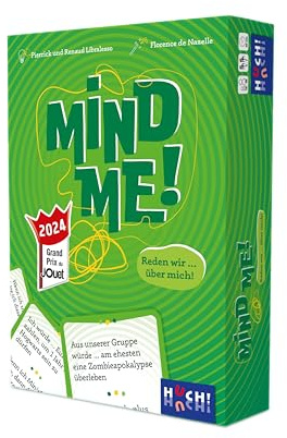 MINDME! Lustiges Mimik und Partyspiel - Gewinner des Spielzeugpreises 2024 - Originelles Gesellschaftsspiel für Familie, Freunde und Kollegen - Für 3 bis 7 Spieler ab 10 Jahren