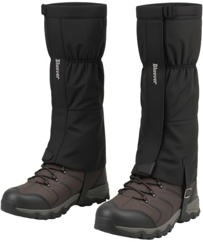 BLUEVER wasserdichte Wander-Gamaschen aus 1000D Nylon für Schnee