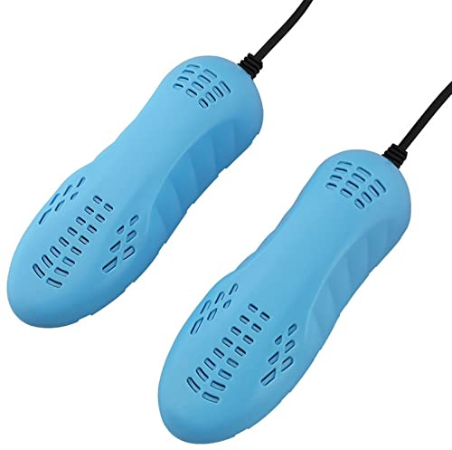 LRFVADW Schuh Trockner Electric Shoe Dryer Ski Boots , & Boot Warmer to Dry Sweaty Shoes Sneakers Trainer Odor Deodorant Dehumidify(Blue)
