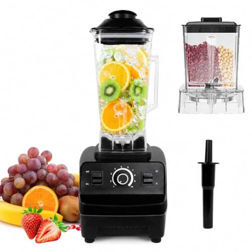 Blender 3200W 2L Jug Blender for Kitchen Fruit Smoothie, 10 Speed Settings | Large capacity, High-efficiency cutting,Powerful motor,