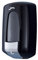Jofel - Dosificador de Jabón Líquido para Pared, Recargable con Capacidad para 0.9L, Dispensador Jabón Baño Rellenable, Válvula Anticorrosión y Antigoteo, Carcasa ABS, Aitana AC70600, Negro