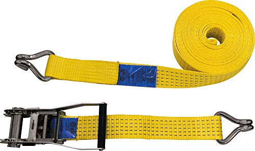 Petex 43192919 - Cinghia di tensionamento LC a 2 pezzi, cinghia di fissaggio (singolo/diretto), 2500 daN, lunghezza x larghezza 10 m, 10 m