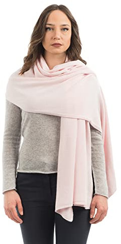 Dalle Piane Cashmere - Stola aus Kaschmir-Gemisch - Made in Italy - Damen, Farbe: Rosa, Einheitsgröße