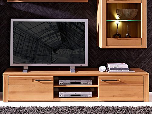 möbelando TV-Lowboard Unterschrank HiFi Schrank Fernsehtisch Sideboard Nature Plus I