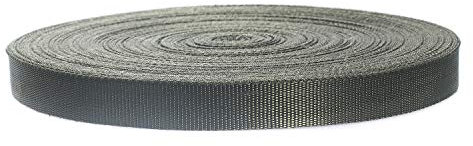 50 Meter x 25mm PP Gurtband - 1,4mm Stark - Gurtband aus Polypropylen - 50 Meter Länge und 25 mm Breite, Khaki, TKB5070-khaki