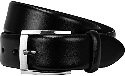 LLOYD-Herren-Ledergürtel 35 mm Dorn-Schließe 05-Schwarz BW-115