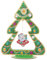 NA Diamond Painting Weihnachten Deko, Weihnachtsbaum Beidseitig Diamant Malerei Malen Nach Zahlen, Im Dunkeln Leuchten Weihnachtsbaum, Weihnachtsdeko Basteln for House Tisch Dekoration (SantaClaus)