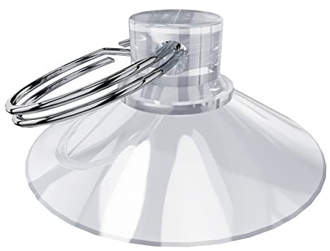 SCHILDER Systeme Saugnapf | 2 Stück | Ø 40mm mit Ring | Haftsauger für Schilder, Badezimmer, Küche, Auto, Dekoration, Fensterglas, Handyreparatur, Spiegel, Fliesen