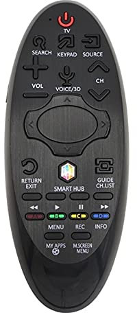 XHIOUVS Controllo telecomando intelligente adatto for il telecomando Samsung Smart TV for BN59-01182B for BN59-01182G LED TV UE48H8000 a infrarossi (Colore : Nero)