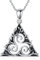 WINNICACA Celtic Necklace Celtic Spiral Knot Pendant s925 Sterling Silver Celtic Tree of Life Necklace Triquetra Celtic Necklace For Women Religious Jewellery