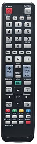 AULCMEET AH59-02353A Télécommande de Remplacement Compatible avec Système Home Cinéma Samsung 5.1 Canaux Lecteur DVD HT-D553 HTD555 HT-D555