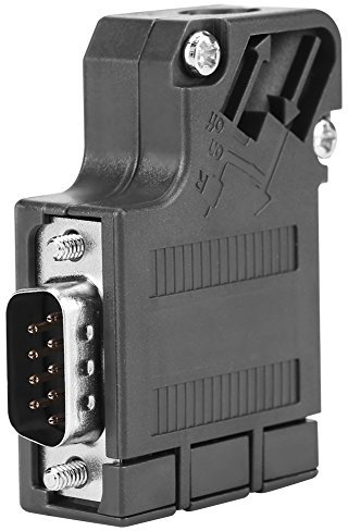 Risegun Programmierkabel, 1 Stück Profibus-Busanschluss DP-Stecker Profibus-Busanschlussadapter Elektronische Datensysteme Electronic Data Systems Integrierter Anschlussleitungswiderstand