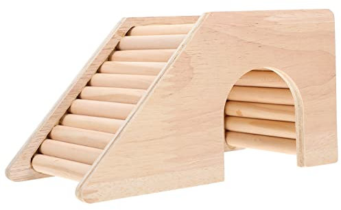 ULTECHNOVO Hamster Holzhaus Holzchinchilla Hütte Haus Für Indoor Erwachsene Kaninchen Meerschweinchen Chinchilla Lebensraum