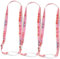 KOMBIUDA 3Pcs Cartoon Beverage Bottle Hanging Straps Portable Water Bottle Lanyard with Buckle Dual-use Drink Holder for Travel Festivals