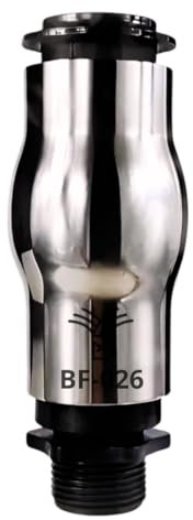 AGUADECORATIVA Boquilla para Fuentes de Jardin Columna Espumosa Chorro Espumoso Cascada de Agua 1 Acero Inoxidable y Plástico(BF-026)