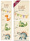 Messlatte Kinder - Dino Dinosaurier - Dinos mit Name und Datum Kindermesslatte Dino-Motiven - 90-150 cm - Holz