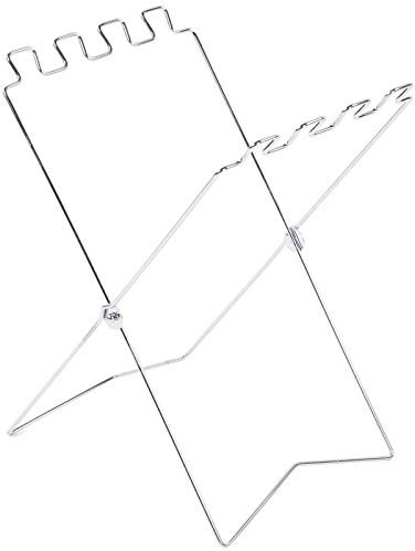 HERCHR Étagère pour Sac Poubelle, Support Pliable pour Sac Poubelle Portable, Cadre en Fer Pliable, Grande Ouverture pour L'extérieur, Le Camping, Le Pique-Nique, Le Barbecue