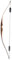 54 Zoll Traditioneller Langbogen 20-35lbs Handgemachter Recurve Bogen Holz Jagdbogen Reiterbogen für Schießübungen Erwachsene Rechte Hand (30 lbs)