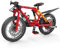 Fuleying Fahrrad Bausteine Modell, 212 PCS Mountainbike Bauklötze Set, Mountainbike Modell Klemmbausteine, Konstruktions Spielzeug Fahrrad Home Office Decor Display (Rot)