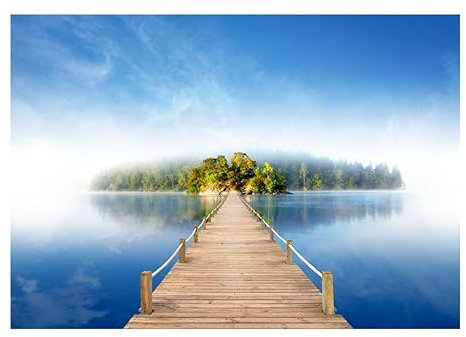 KunstLoft Tapete 'Geheimnisvollen Insel' 100x70cm Fototapete modern