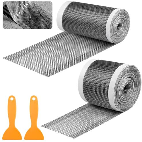 CONJURAIDE 2 Stück Haarsieb Duschrinne, 70mmx10m 100mmx4m Haarsieb Dusche Duschabfluss Haarfänger Shower Drain Hair Catcher Abflusssieb Duschsieb Sieb Dusche Abfluss Haare Küchenspüle für Spülbecken