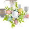 Kroona Von Pilar-Kerzen, Ostereier-Kranz | Osterkranz Mit Säulenkerze Mit Ostereiern | Schreibtisch Für Osterblumen-Dekoration Für Tischsegel