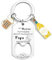 YZLPLP Cadeau Fete Des Peres Porte-clés Cadeau Papa Porte Clés de Papa Cadeau pour Papa Cadeau Fete Des Peres Original Cadeau Anniversaire Papa Cadeaux Homme Cadeaux Papa de Fille Fils Cadeau Papa (1)