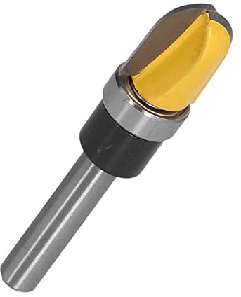 Rugged Round Nase Bit Box Bowl Bowlablett Schablone Schnitzrouterschneider mit Aufbewahrungsbox für Handwerksmänner und Heimwerke (1/2 Zoll Ballventil)
