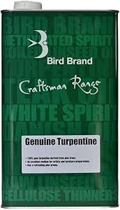 White Spirit Genuine Turpentine, Industrial Solvent (1lt)