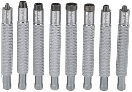 Depisuta Set Avvolgitore per, 8 Pezzi 2-10mm Strumento Professionale per Riparazione Orologi in Lega di Alluminio con Tubi di Stoccaggio, Aiutante per