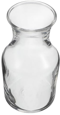 Mikikit Mini Jarra Adecuado para Servir Vino Individual para Copas de Vino de Vidrio Transparente de 122 Ml Diseño de Boca Plana y Vertido Fácil en Casa o Restaurante