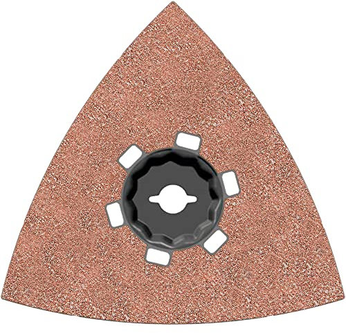 Bosch Professional Schleifplatte MAVZ 116 RT2 Carbide-RIFF (Starlock, Körnung 60, Ø 116 mm, Zubehör Multifunktionswerkzeug)
