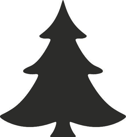 Motivstanzer Tannenbaum