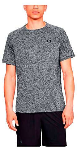 Under Armour Men's Tech Lightweight and Breathable Polo T Shirt for Men, black,XS