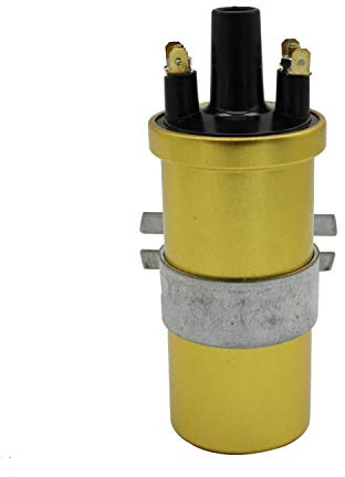 12V Auto Sport Zündspule Sportzündspule Gold für Lucas DLB105-Ersatz