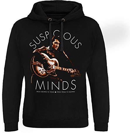 ELVIS PRESLEY Offizielles Lizenzprodukt Suspicious Minds Epic Kapuzenpullover