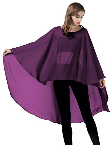BEAUTELICATE Stola Damen Chiffon Schal Umschlagtücher Cape Elegant für Festlich Hochzeit Brautkleid Abendkleid