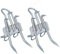 Aibote Upgraded 5 Klauen Edelstahl Klettern Baum Werkzeuge Portable Edelstahl rutschfest Klettern Spikes Schuhe für die Jagd Beobachtung Picking Obst Kokosnuss