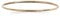 Bijouxia Armreif, starr, 18 Karat vergoldet, Durchmesser 6,2 cm, One Size