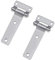 2 Stück T-Typ Container Scharniere Hochglanzpoliertes massiv geschmiedetes 304 Edelstahl T-Stück Scharniere 135x58mm Für LKWs Van Caravan Anhänger Zubehör