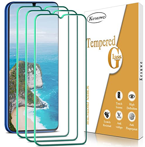 Kesuwe [3 Stück] Schutzfolie für Xiaomi Redmi Note 8 Pro, Anti-Kratzen, Anti-Fingerprint und blasenfrei, 9H Härte Panzer Schutz Glas, Hülle Freundllich, Einfache Installation
